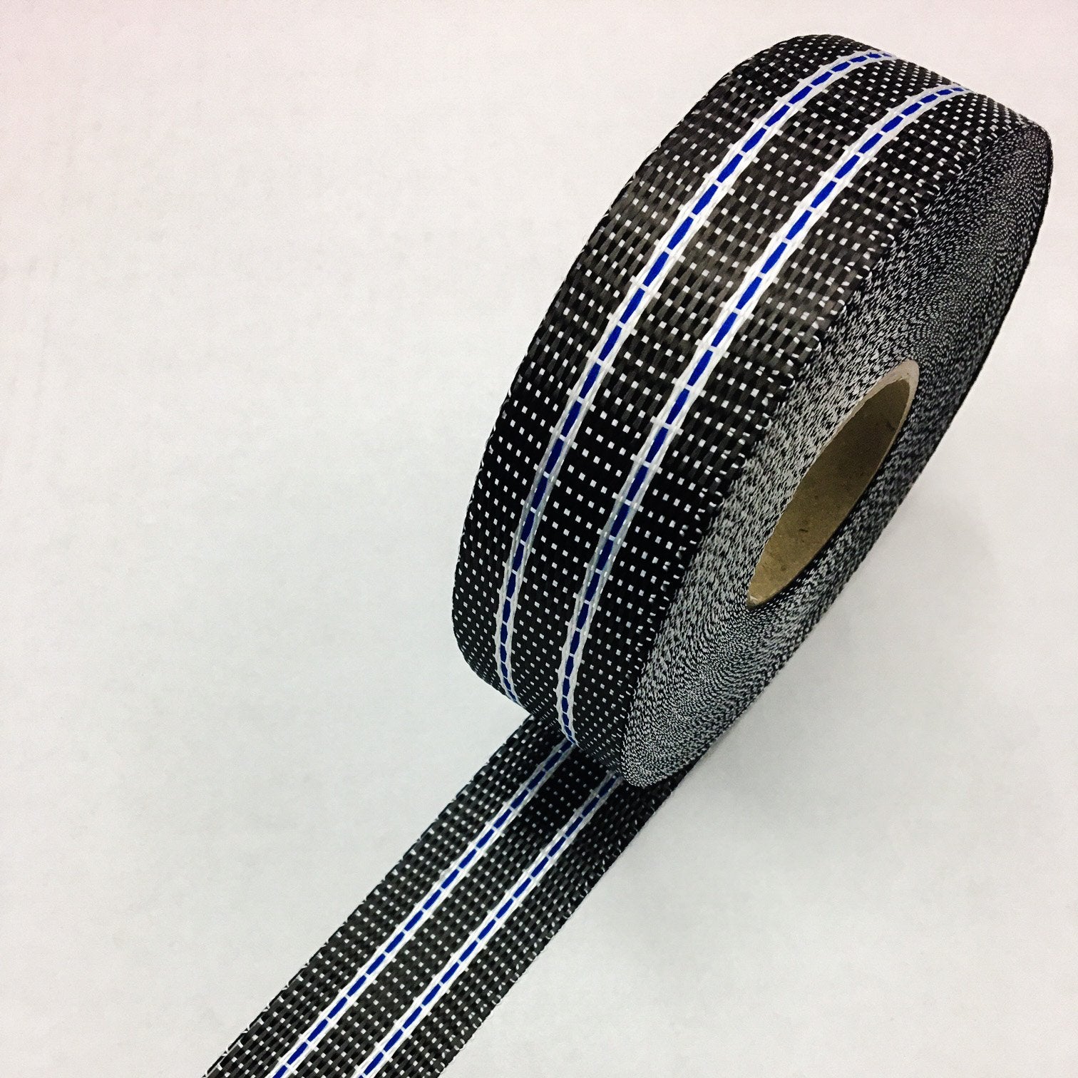 Carbon Uni 40mm 2 Stripe Tape With Blue Insert