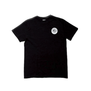 Hanalei Circle Logo Tee Black/White