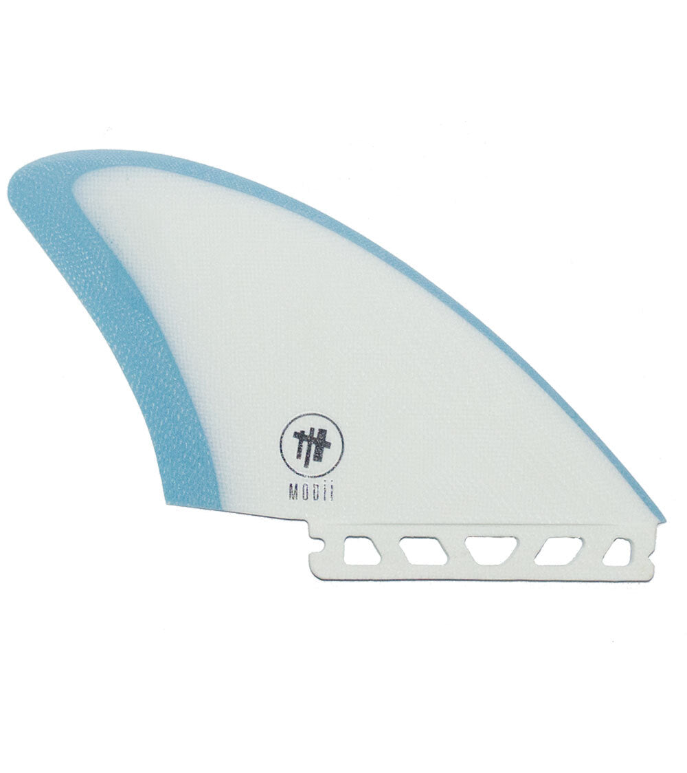 Modii Twin Fin Keels - Transparent Blue (Futures Compatible)