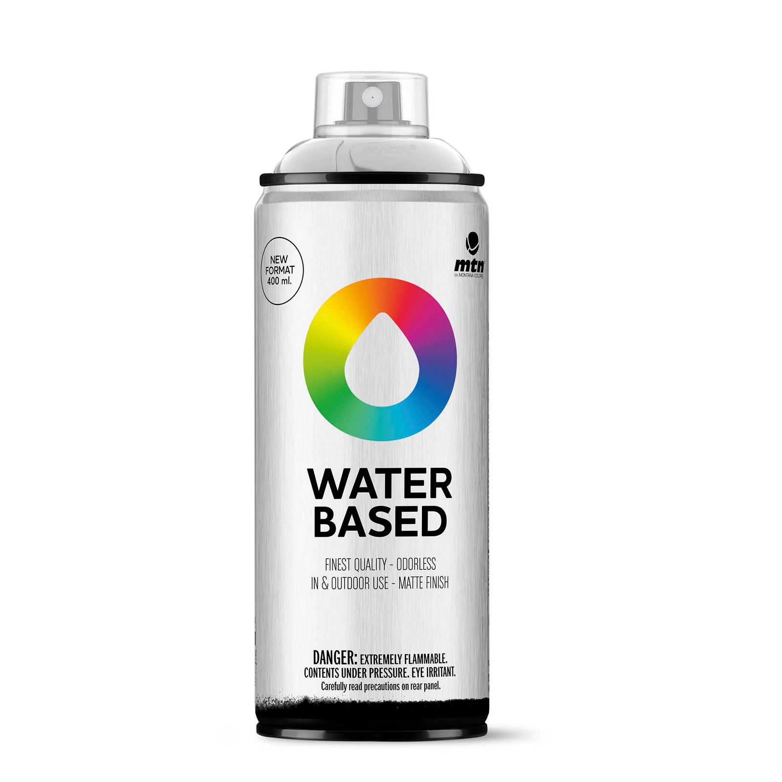 MTN Montana Waterbased Foam Safe Spraypaints - Jewel Silver
