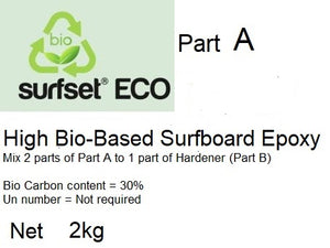 Surfset Eco Bio Carbon Epoxy Resin~30L Kit