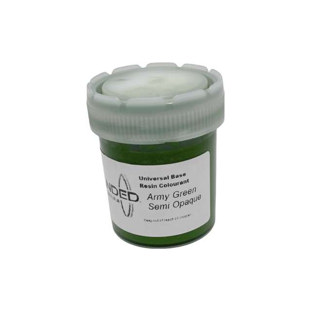 Universal Base Resin Colourant - Army Green  Semi Opaque