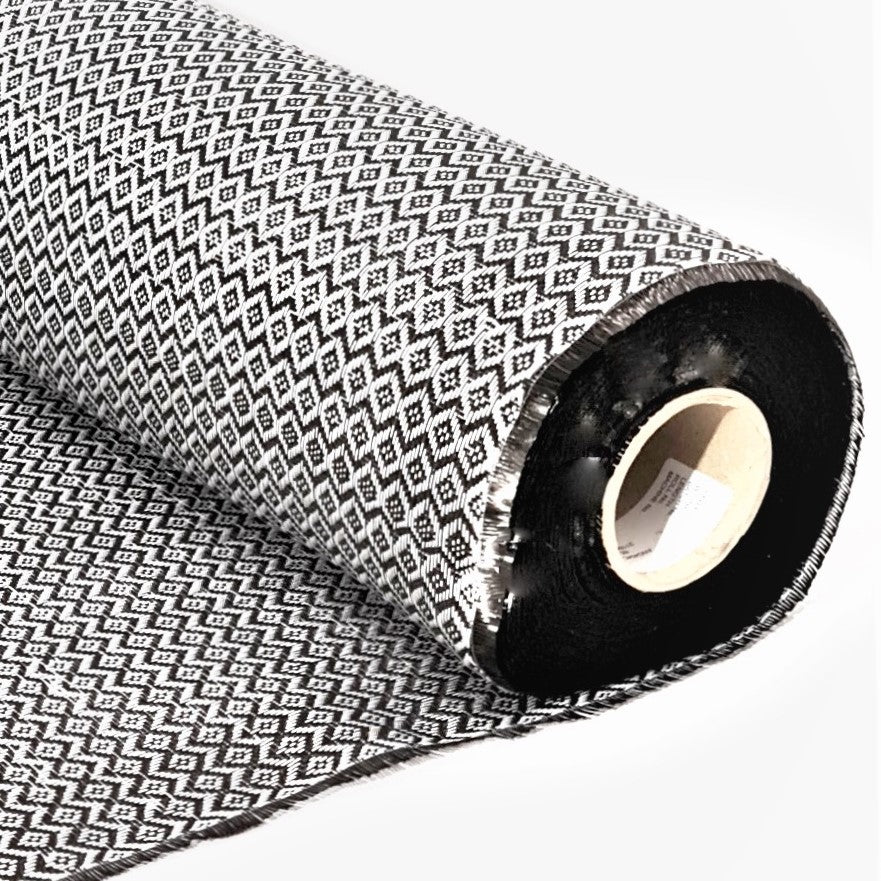 Carbon Innegra Aztec Weave 4oz Cloth