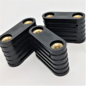 Footstrap Plug with Brass Insert Screw Holes