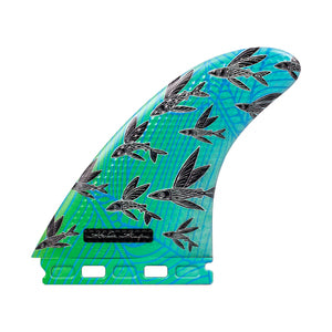 3D Fins Akila Aipa Twin Fins Flying Fish Futures Style Base