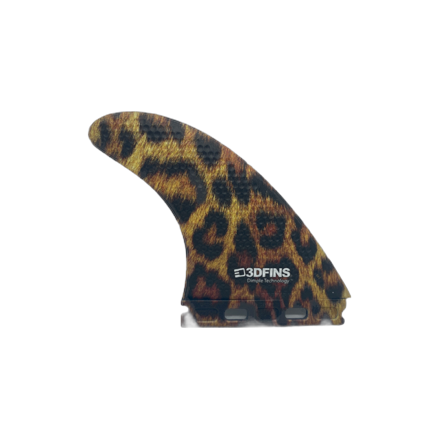 3D Go Hard Large Thruster Leopard Print Futures