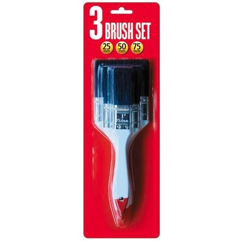 3 Pack Economy Brushes