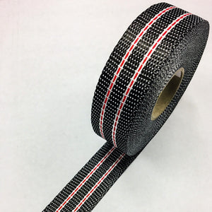 Carbon Uni 40mm 2 Stripe Tape With Green Insert