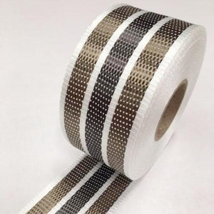 100m Basalt and / fiber tape 25mm breit Basalt Auspuff