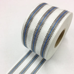 3 Band Carbon Rail Tape with Blue Fluro insert
