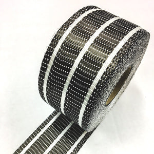 Carbon Uni 3 Stripe Rail Tape With Clear Insert