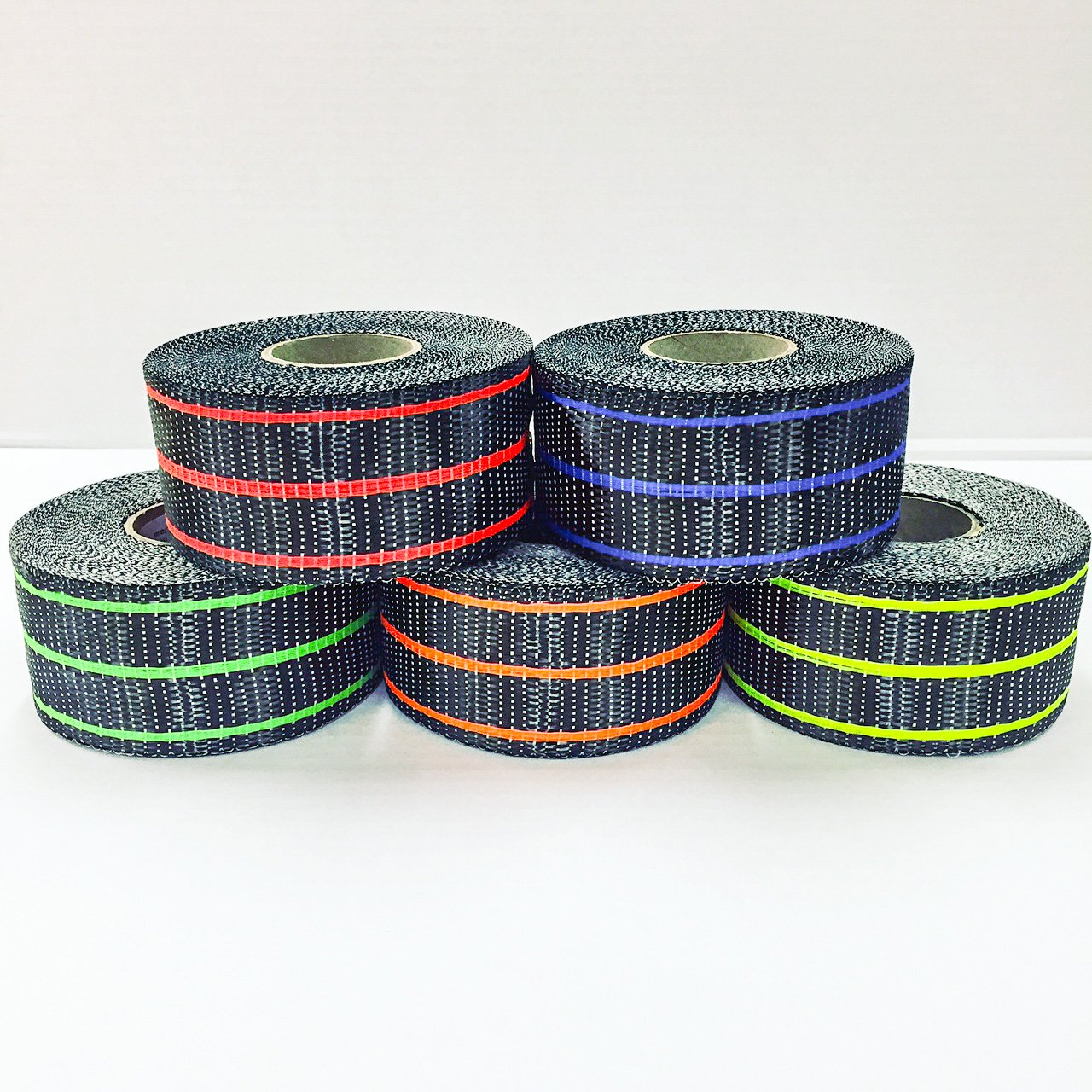 Carbon Uni 3 Stripe Rail Tape With Clear Insert