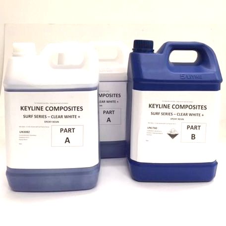 Keyline Composites Surf Series Optic Bright  Epoxy Resin 15L Kit