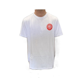 Hanalei Circle Logo Tee White/Red