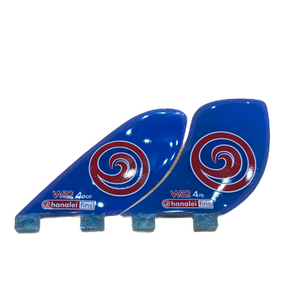 Hanalei WS2 Quad Fin Set  Dual Tab Base