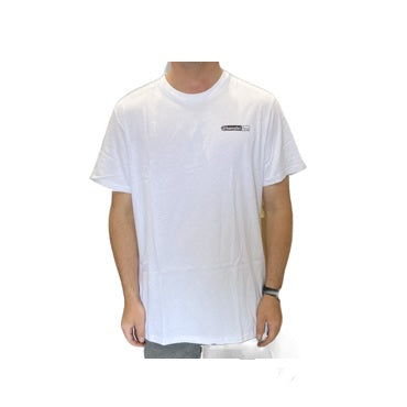 Hanalei Brand Logo Tee White/Black