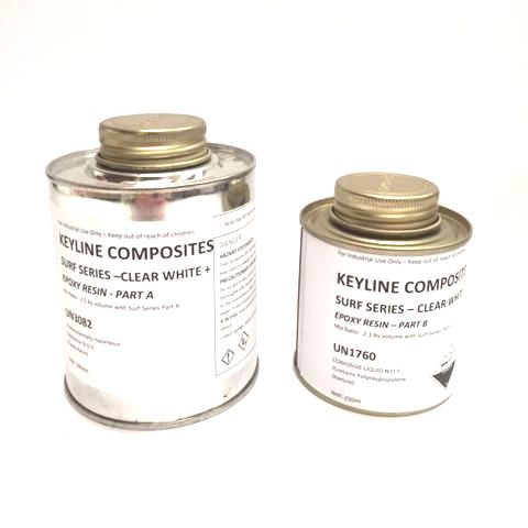 Keyline Composites Surf Series Optic Bright  Epoxy Resin 750ml Kit