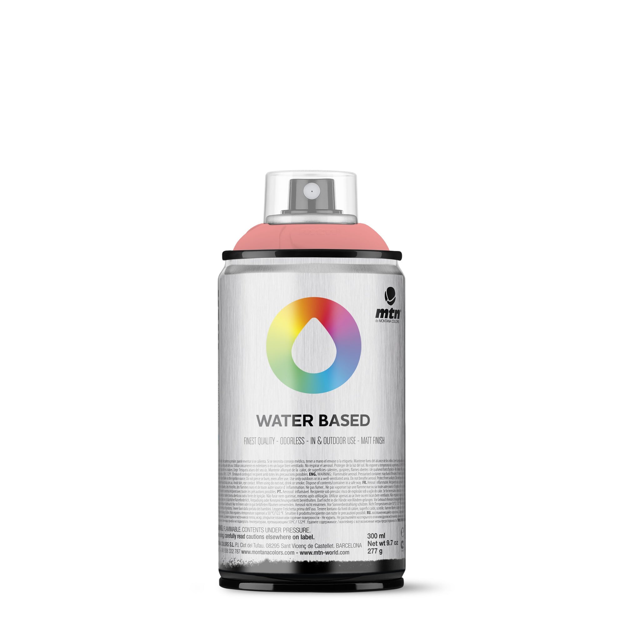 MTN Montana Waterbased Foam Safe Spraypaints - Cadmium Red Pale