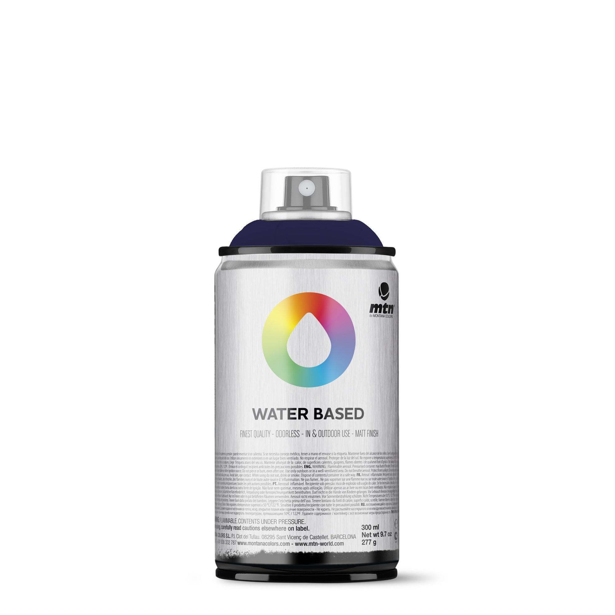 MTN Montana Waterbased  Foam Safe Spraypaints - Dioxazine Purple Dark