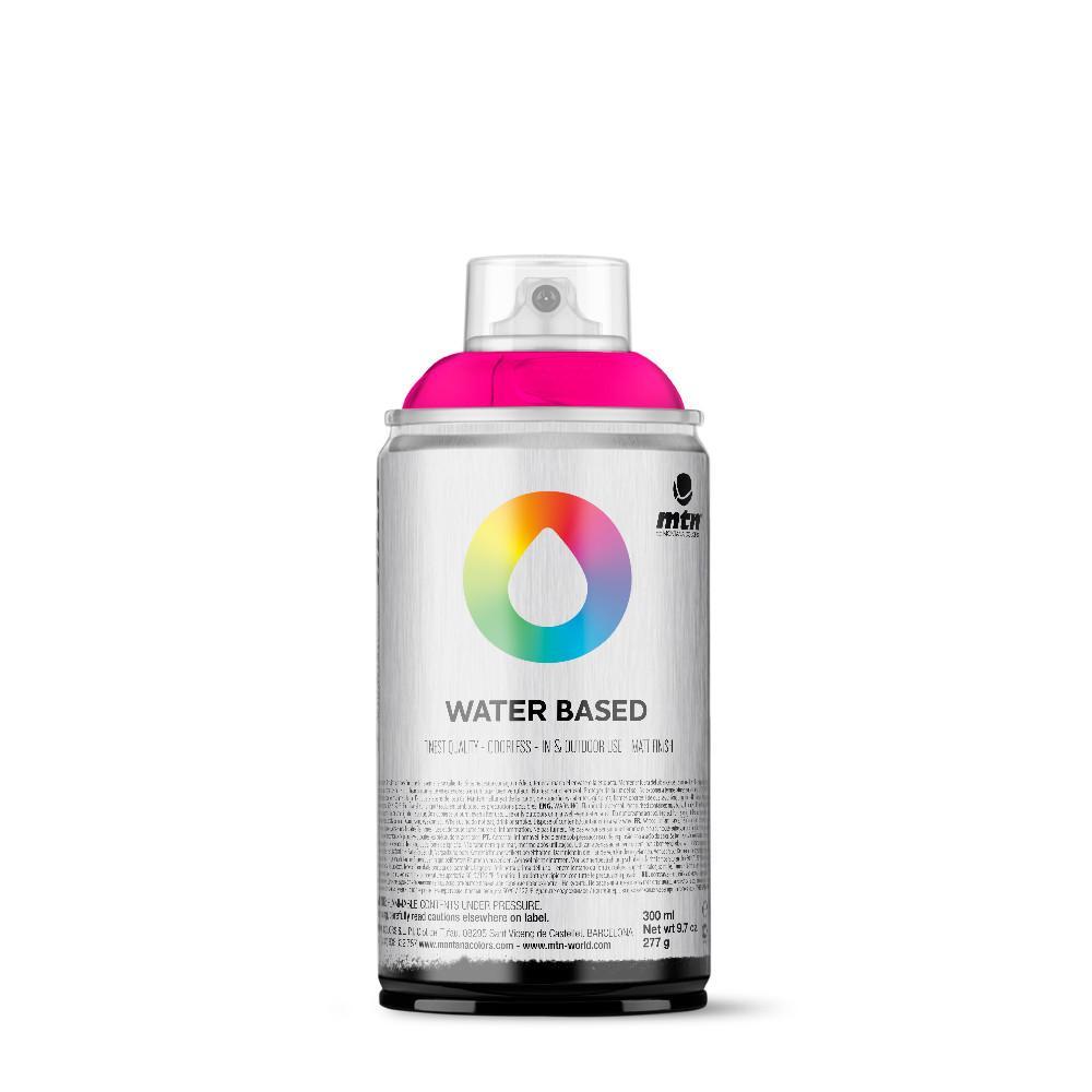 MTN Montana Waterbased  Foam Safe Spraypaints - Flourescent Pink Fuchsia