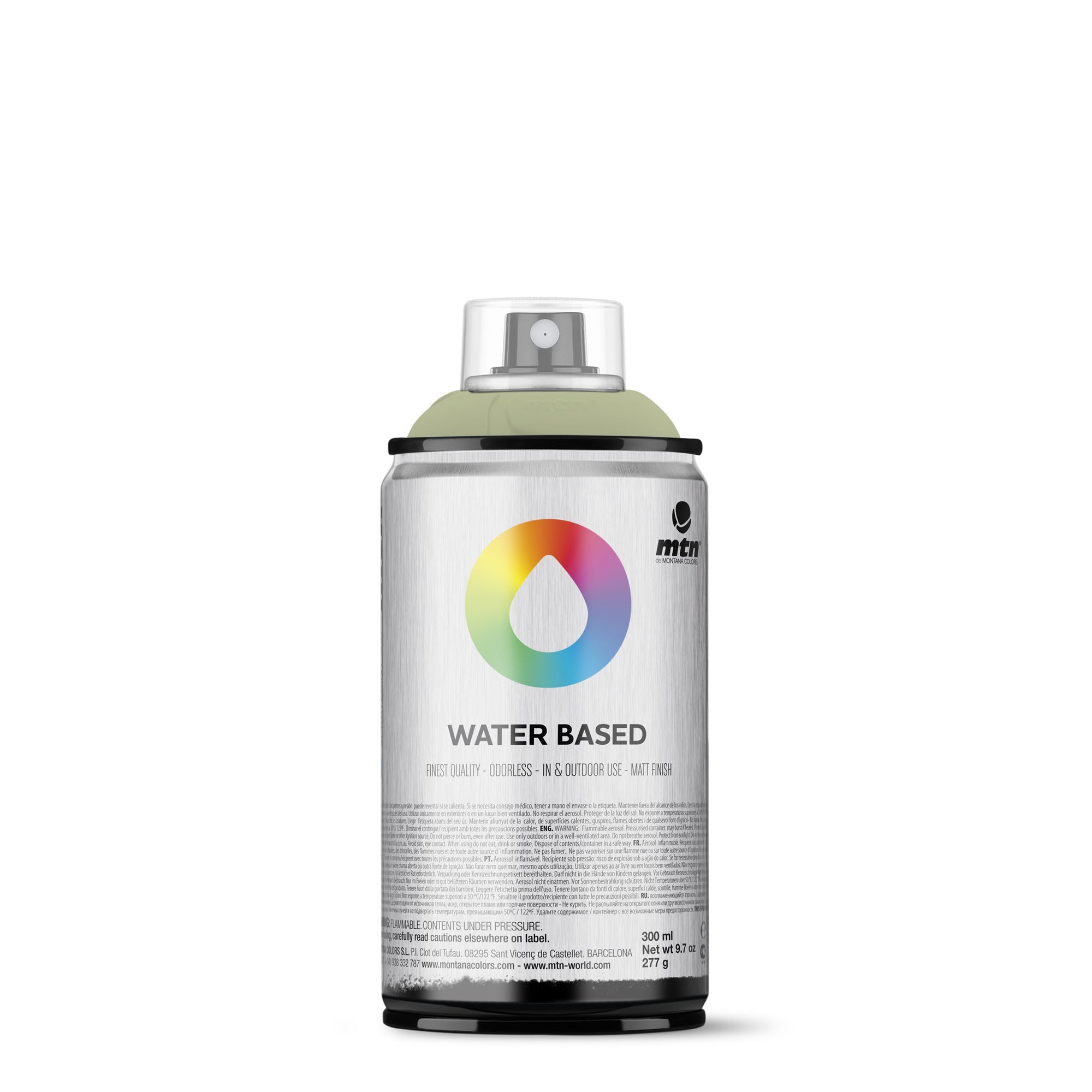 MTN Montana Waterbased  Foam Safe Spraypaints - Grey Green Light