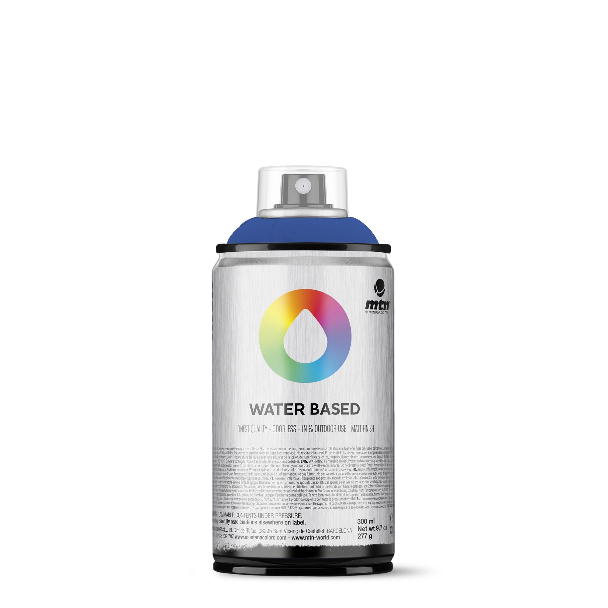 MTN Montana Waterbased  Foam Safe Spraypaints - Primary Blue