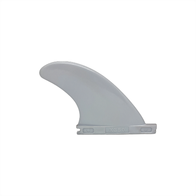 Quad Rear Fin Set Fibre Injected Futures style Black Sanded