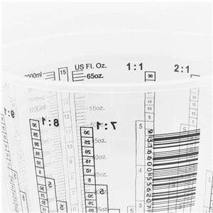 Resin Mixing Cups With Ratios and Measurements