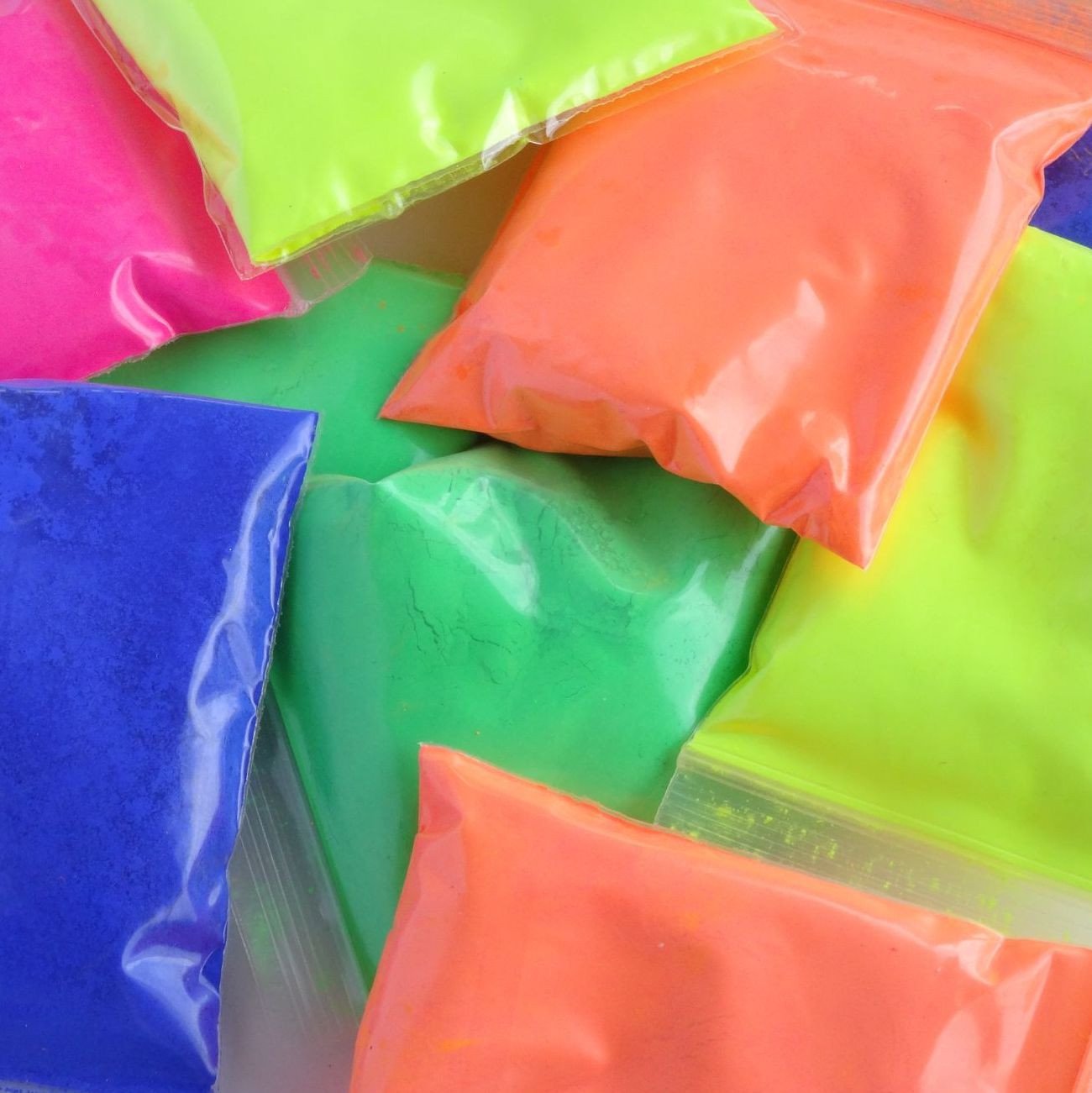 Resin Tint Neon Powder Satchels - for resin art only