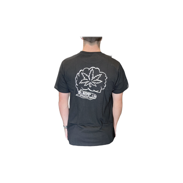 Sanded Hemp Enhanced Logo Tee