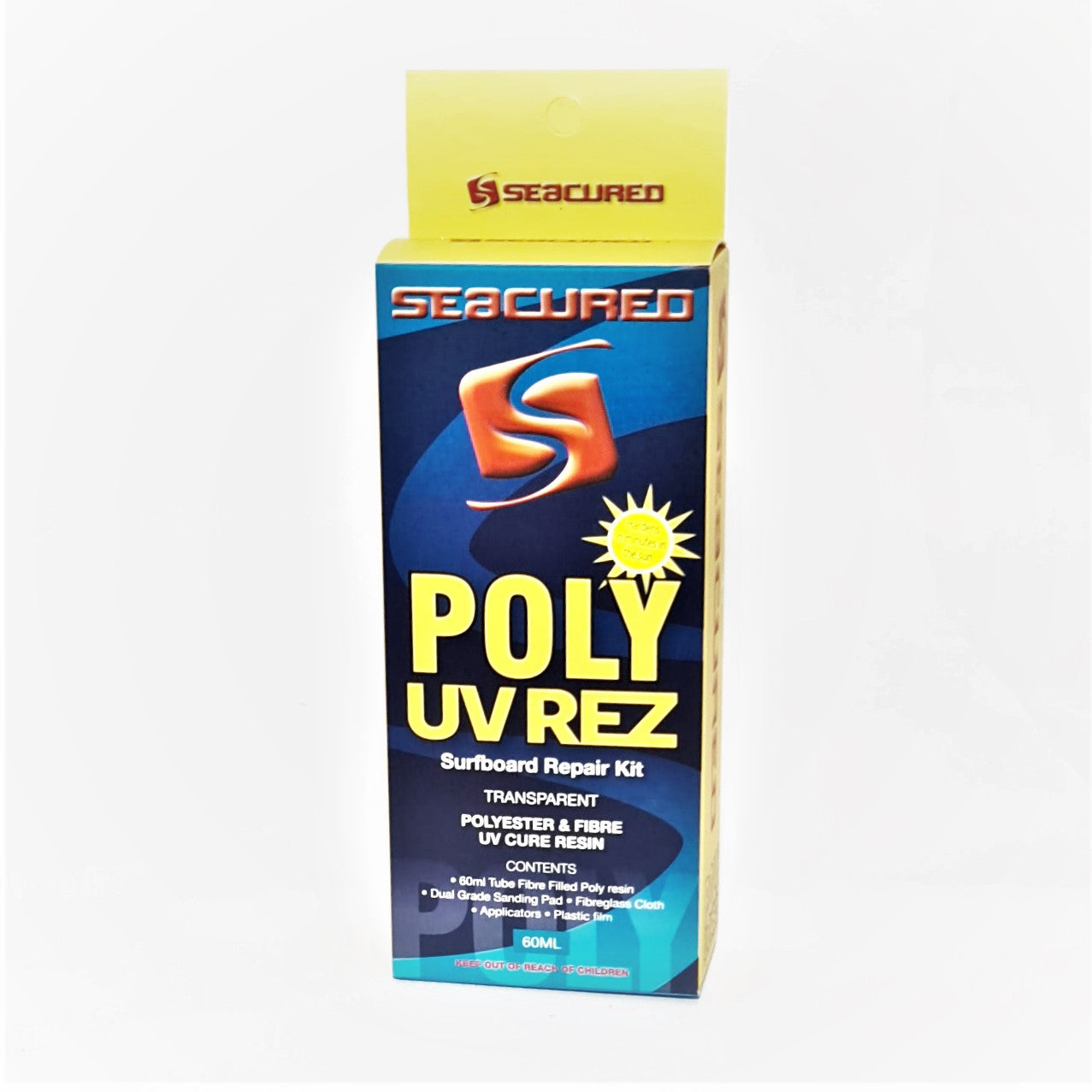 Seacured UV REZ Poly fibre resin large 60ml tube