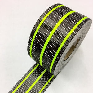 Carbon Uni 3 Stripe Rail Tape With Blue Insert